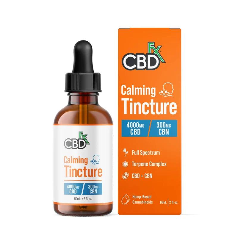 Tintura de CBD calmante com óleo de CBD + CBN CBDfx